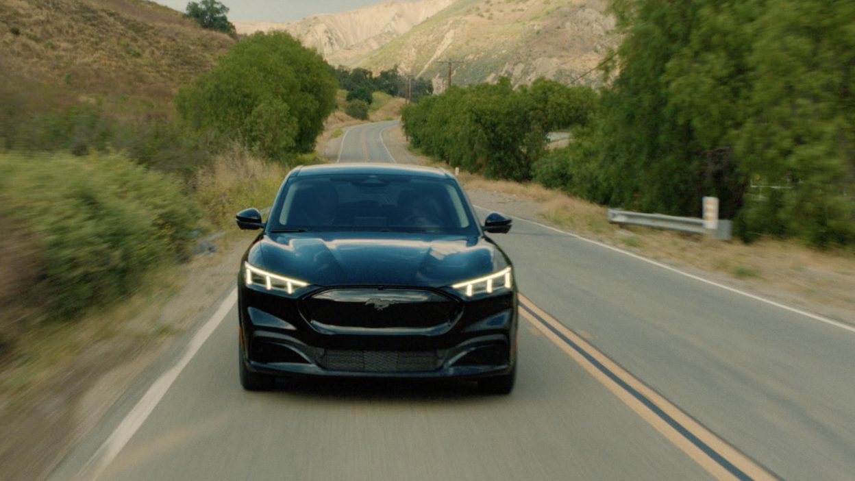 2023 Mustang Mach E Premium Driving 1