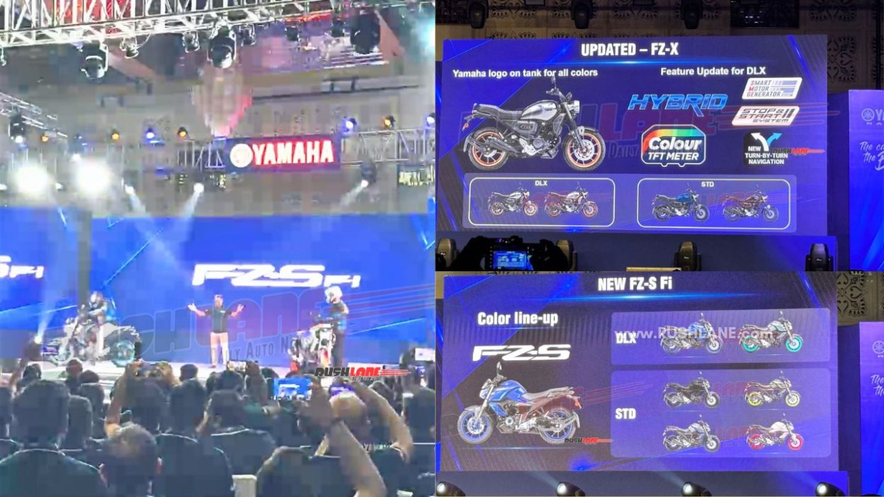 2025 yamaha fz s and fz xshowcased to dealers