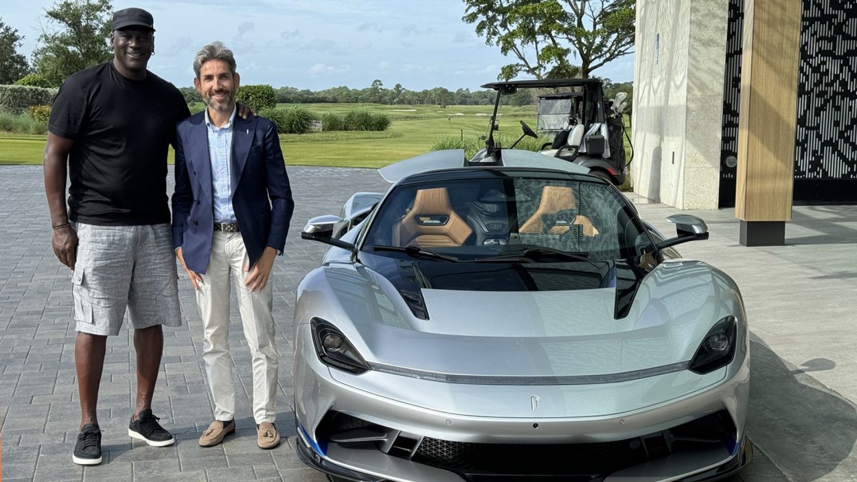 Michael Jordan with Battista2