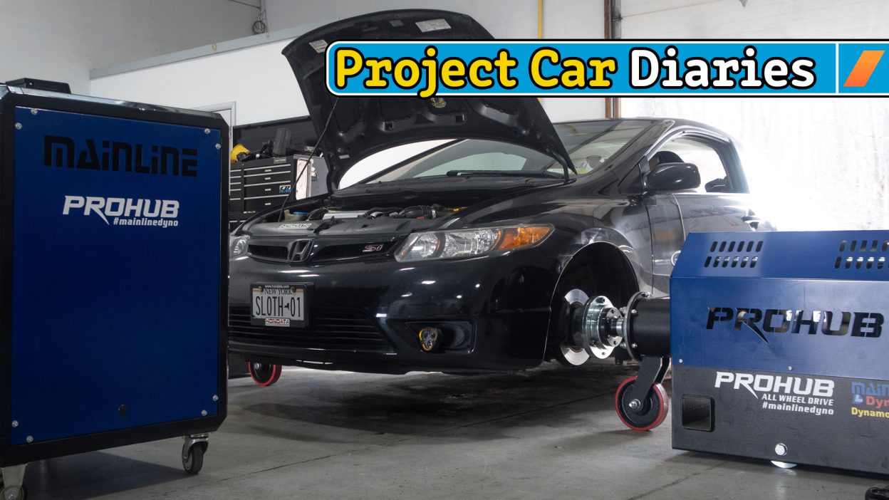 PCD Honda Civic on Dyno andrew collins the drive