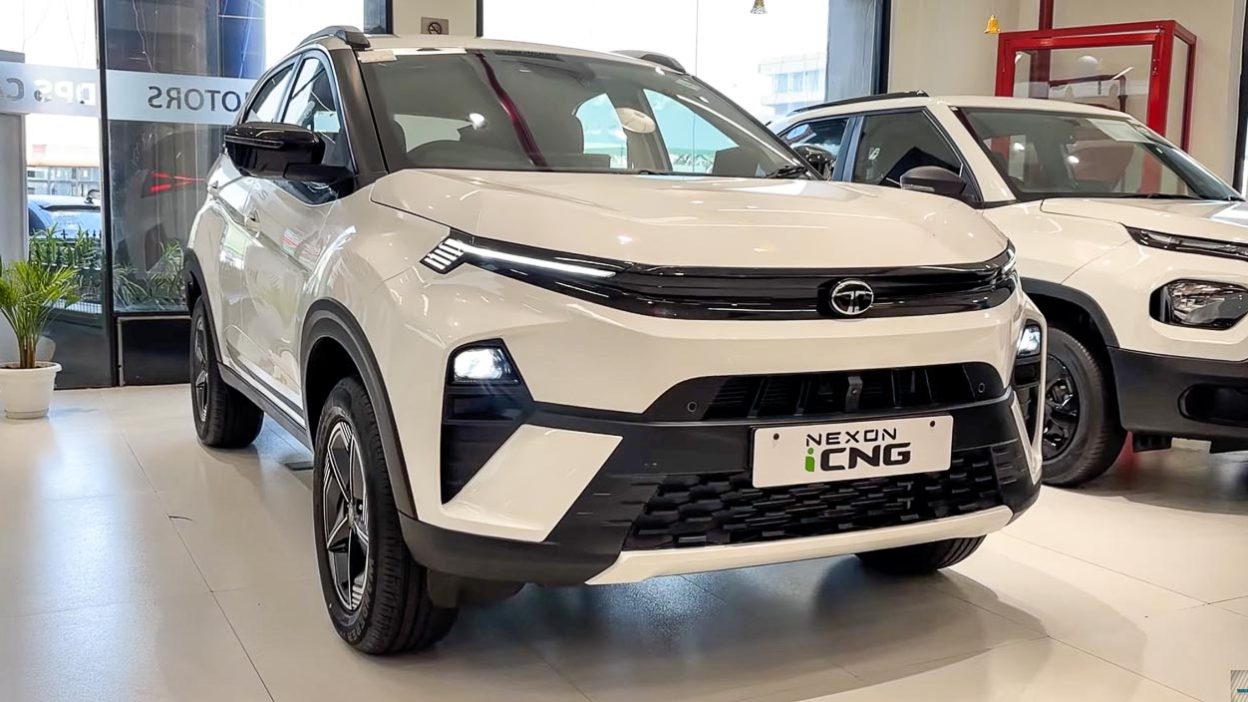 tata nexon cng creative plus panoramic sunroof launch 1